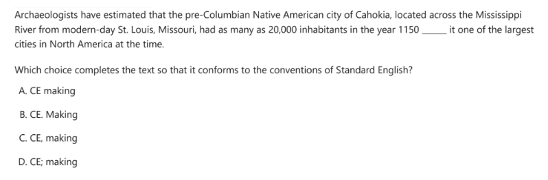 ตัวอย่างโจทย์ประเภท Boundaries ในข้อสอบ SAT Verbal ข้อที่ 2