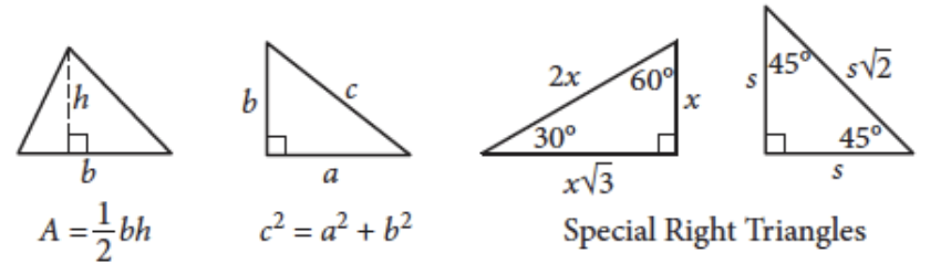 จทย์การหาพื้นที่ในข้อสอบ SAT Math