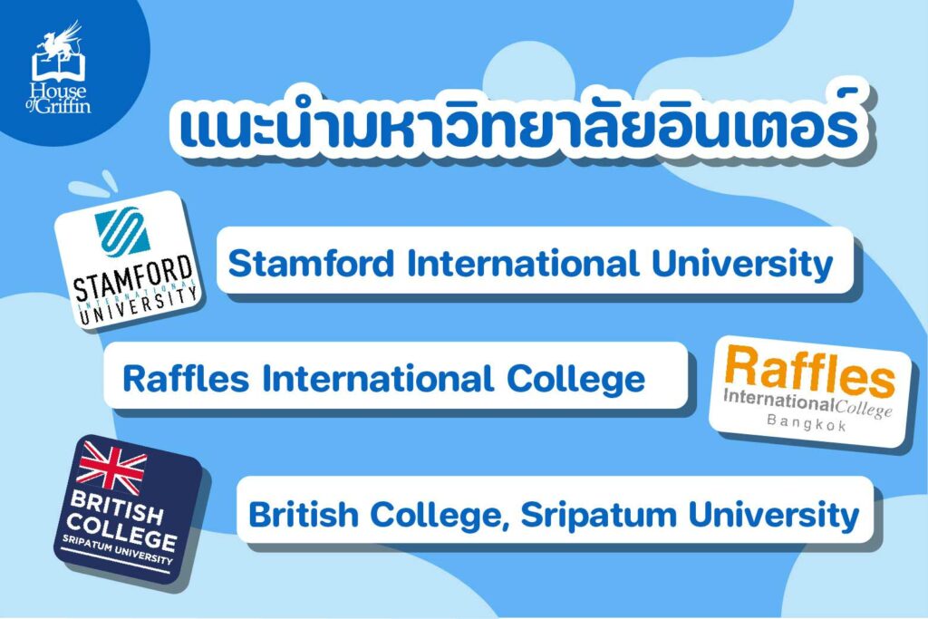 แนะนำมหาวิทยาลัยอินเตอร์