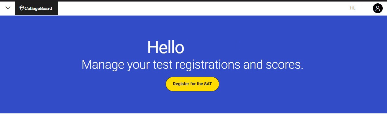 สมัครสอบ SAT เริ่มต้นสมัครสอบ