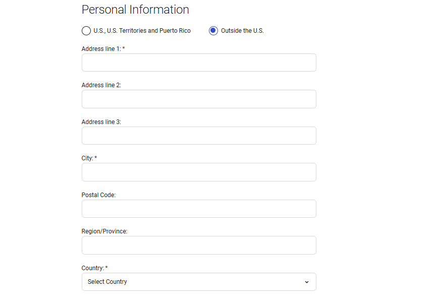 สมัครสอบ SAT กรอกข้อมูล 2