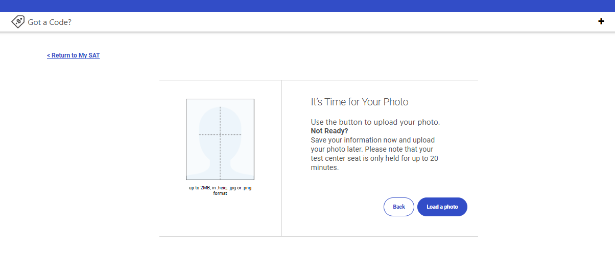 สมัครสอบ SAT อัปโหลดรูปภาพ 4
