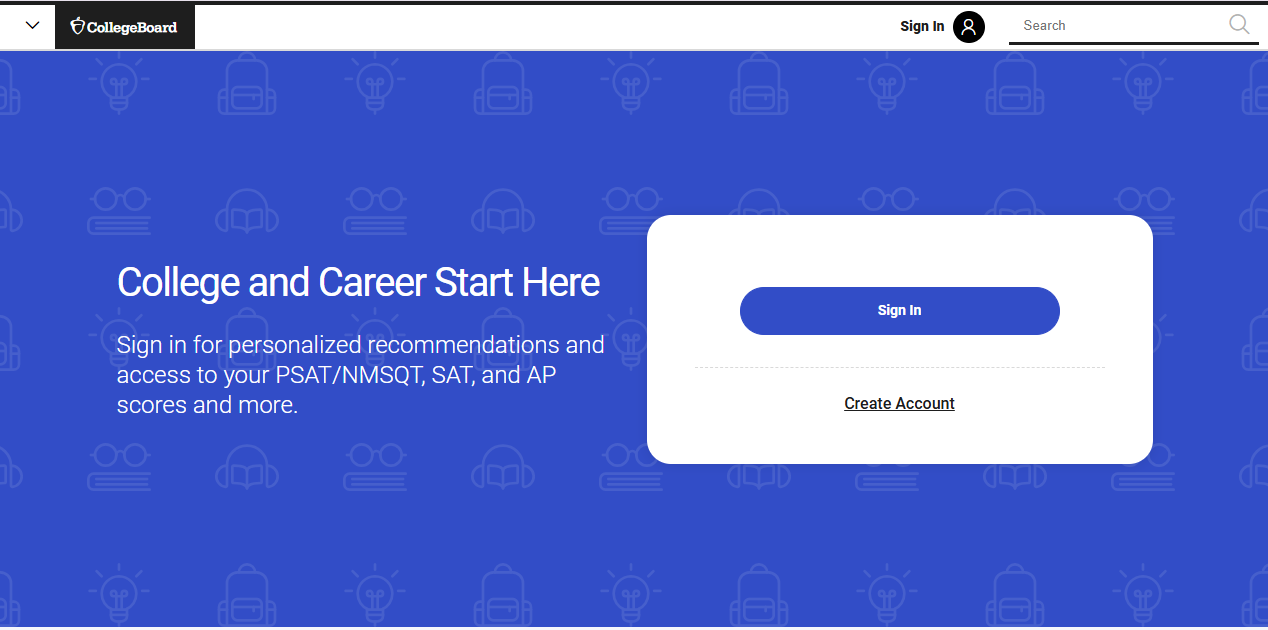 สมัครสอบ SAT เข้าสู่ระบบ