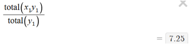 ขั้นตอนที่ 3 ใส่สูตรการหาค่าเฉลี่ยตารางแจกแจงความถี่