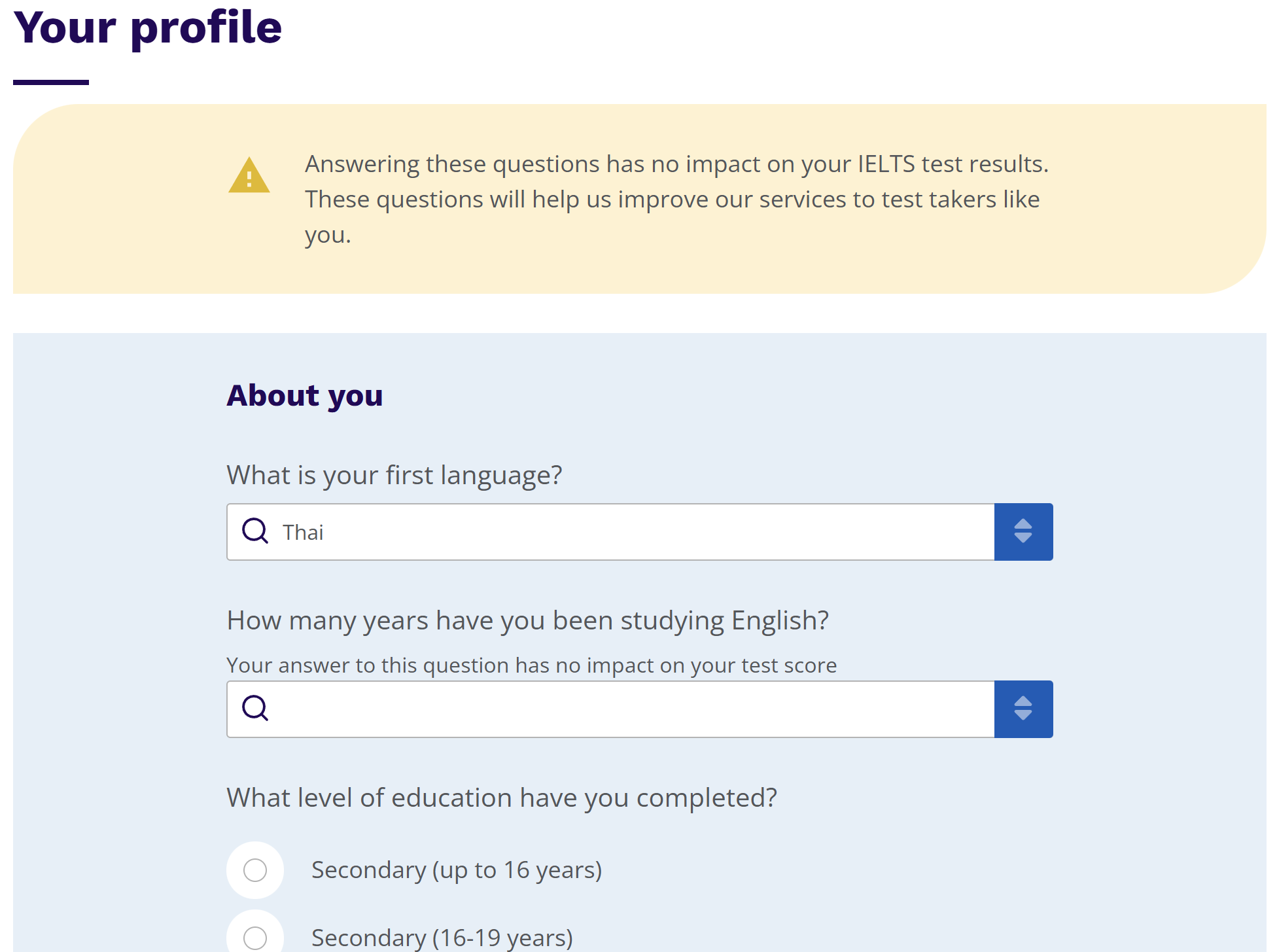 ขั้นตอนที่ 12 สมัครสอบ IELTS British Council